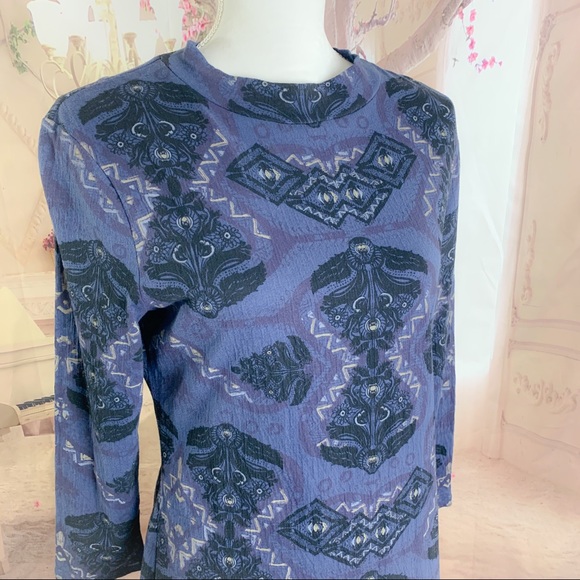 NEW Free People Midnight Bodycon Print dress - Picture 3 of 8